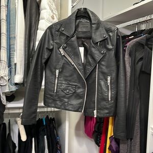 Blank NYC Bare Minimum Moto Jacket Faux Leather